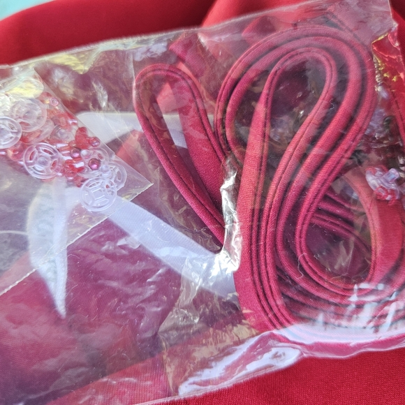 David's Bridal Apple Red Gown - Picture 13 of 14